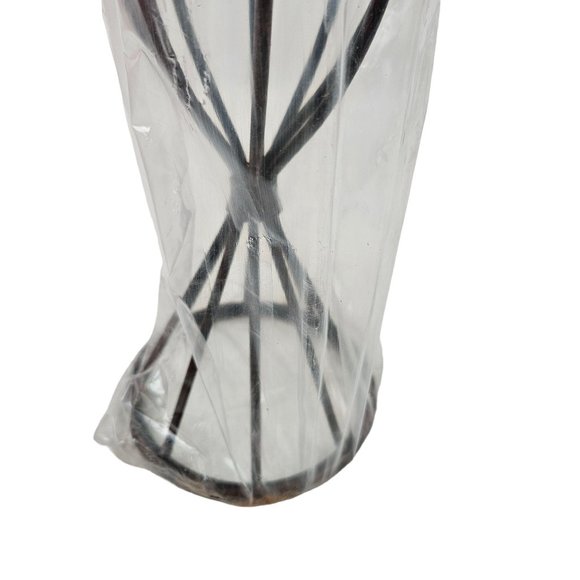 International Silver 3 Candleholders Iron Round Cream Unscented Candles New - Picture 8 of 11